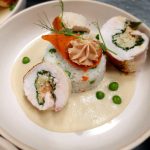 maki volaille petit pois espuma allier local saveurs savoir faire terroir cuisine restaurant saint-menoux